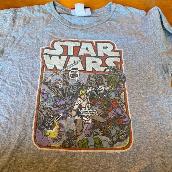 Vintage Star Wars Gray Short Sleeve Tee - Picture 5 of 5
